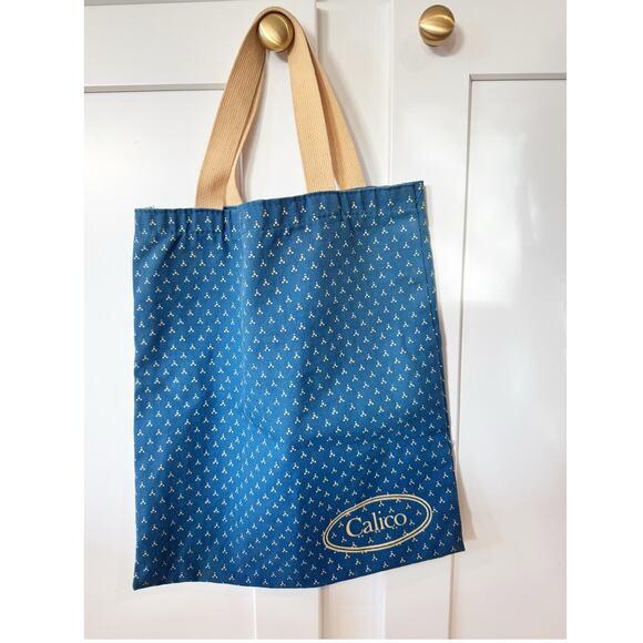 Vintage Handbags - Vintage 90s Calico Canvas Market Tote